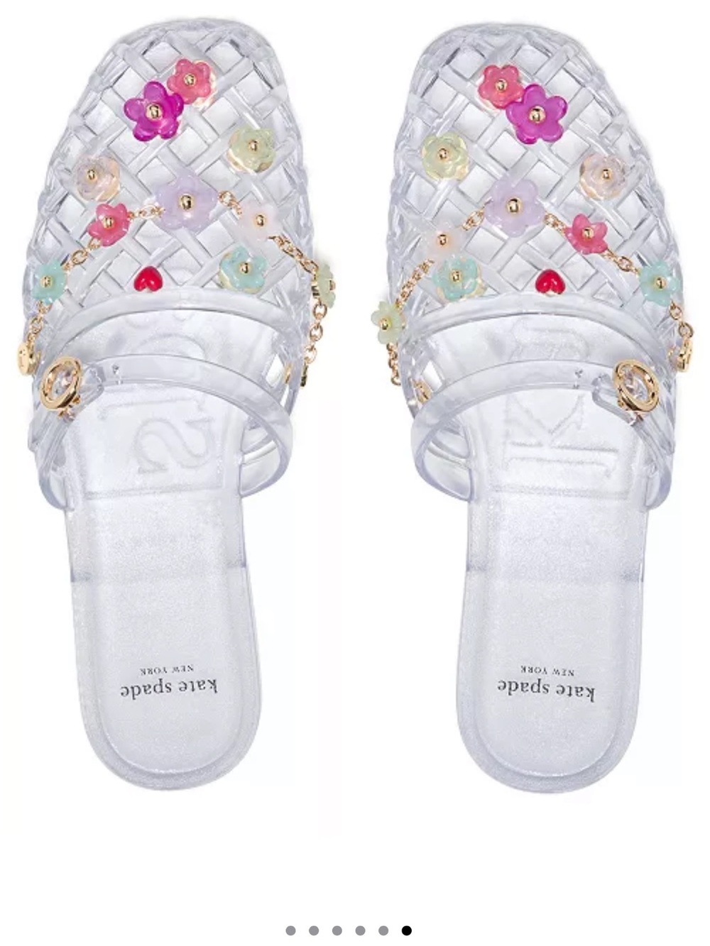kate spade new york Women's Jellyfish Flat Mules sz 8